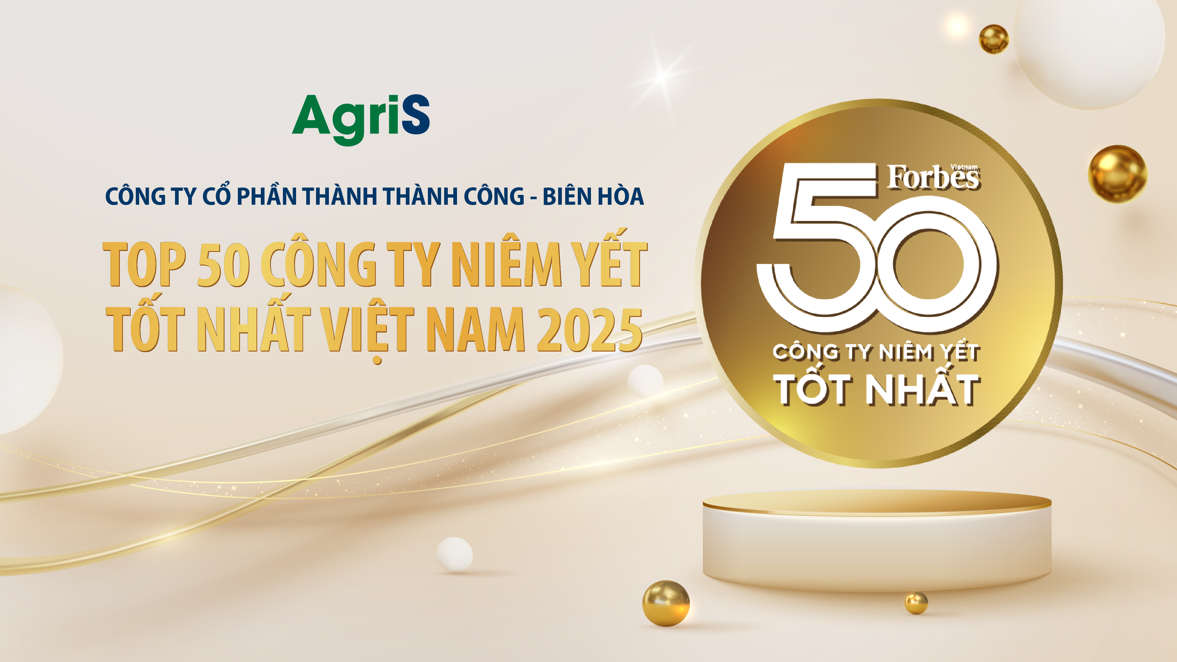 AgriS - AgriS tiếp tục khắng định vị thế: Top 50 Forbes Việt Nam & Top ...